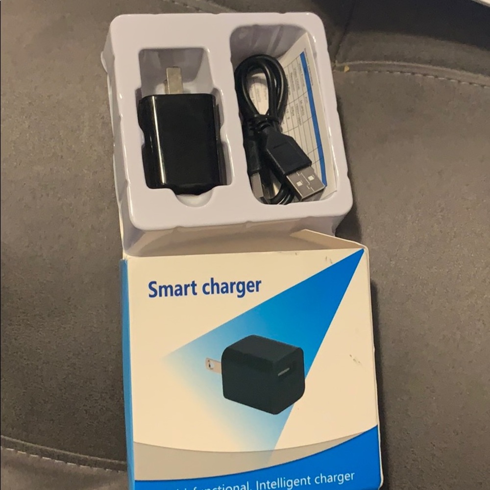 Smart charger spy camera